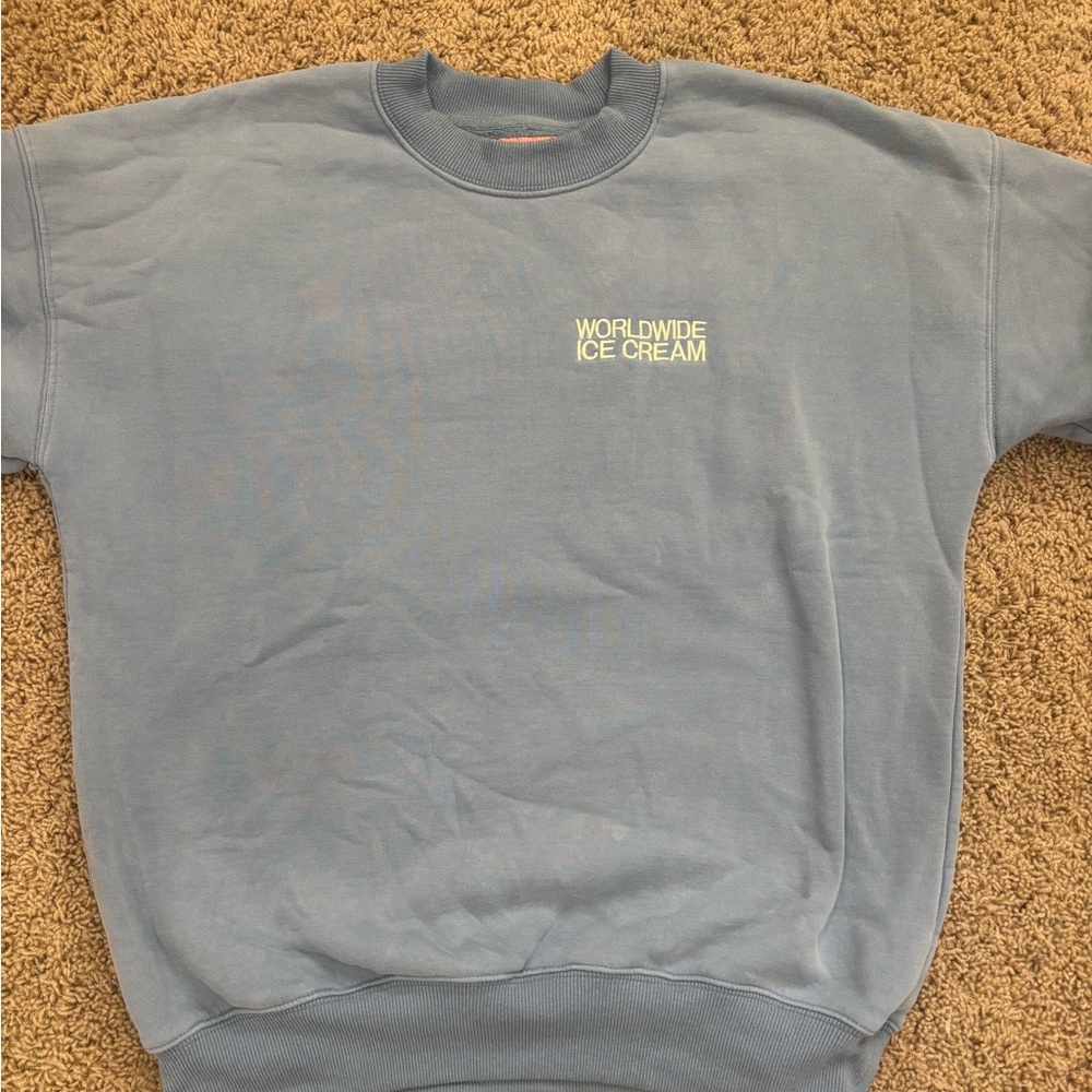 Blue Worldwide Ice Cream Sweatshirt